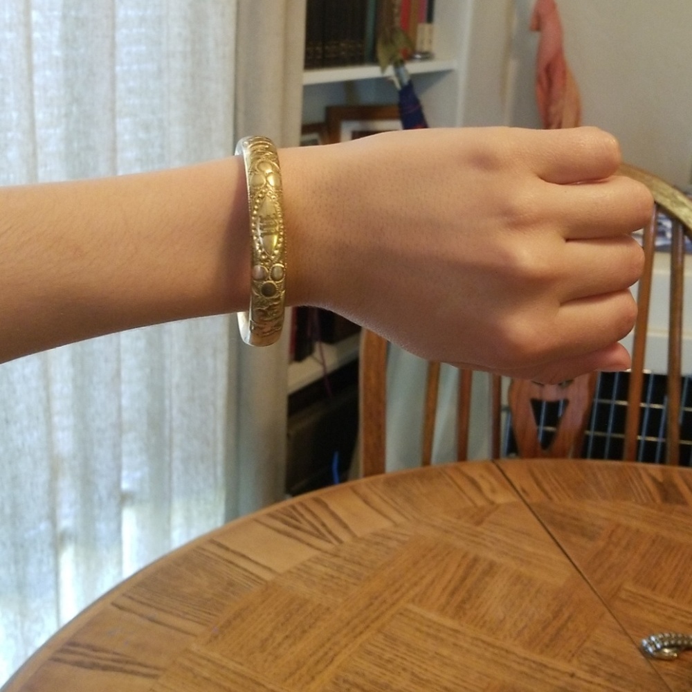 Gold plated bracelet